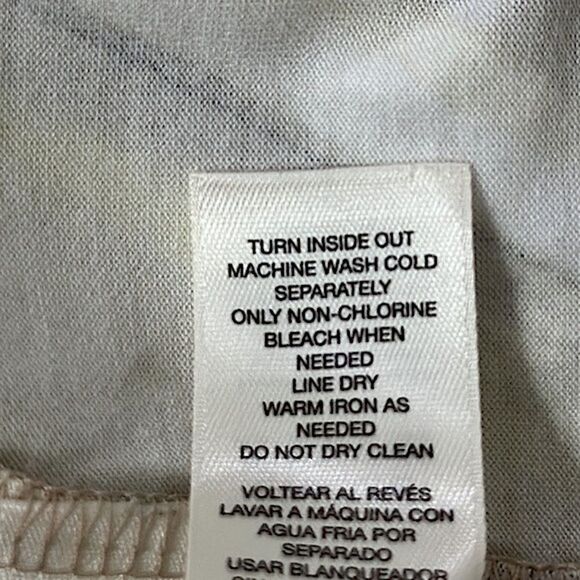 Chico's Top Size 1 (8) Stretch Angled Hemline - Picture 12 of 14